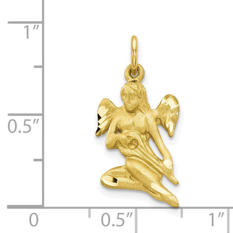10k Angel Charm-WBC-10C55