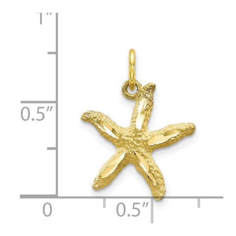 10k Starfish Charm-WBC-10C554