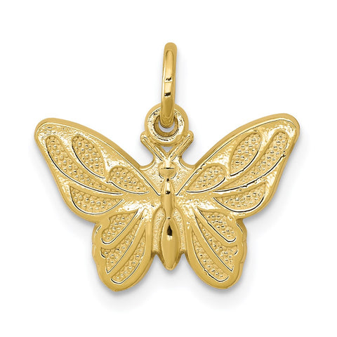 10k Butterfly Charm-WBC-10C640