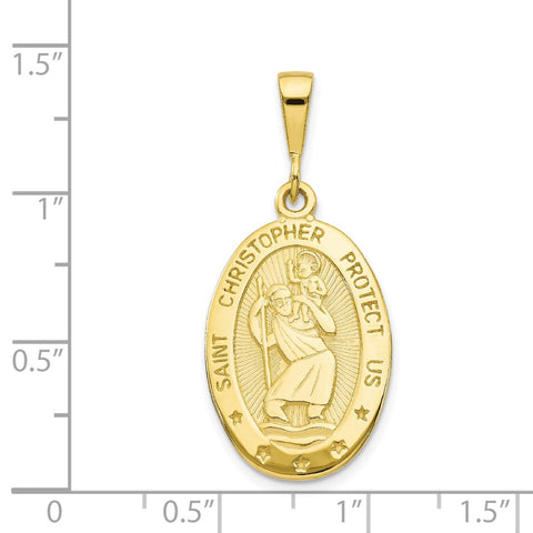10K St. Christopher Medal-WBC-10C702