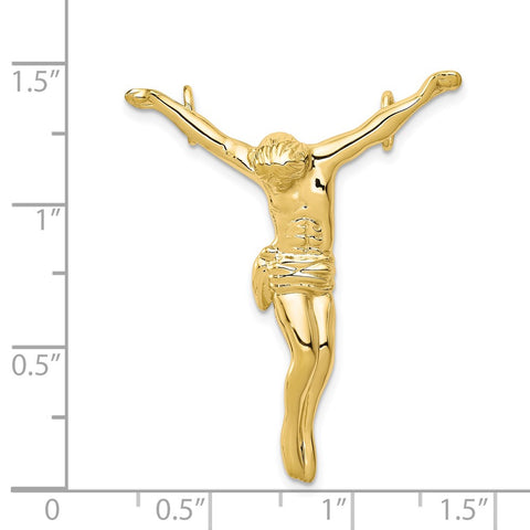 10k Solid Polished Corpus Pendant-WBC-10C72