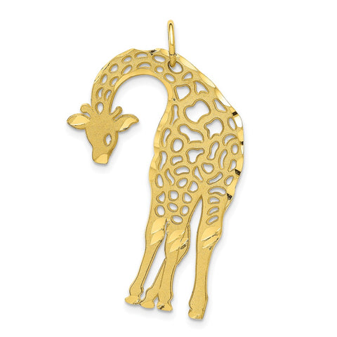 10k Giraffe Charm-WBC-10C810