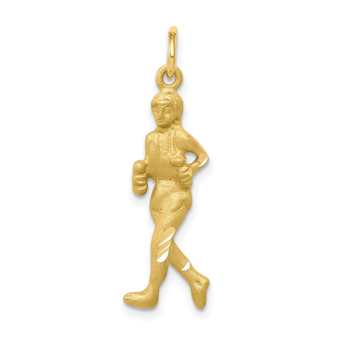 10k Solid Runner Charm-WBC-10C884