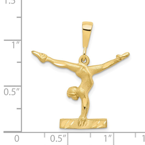 10k Solid Gymnast Charm-WBC-10C888