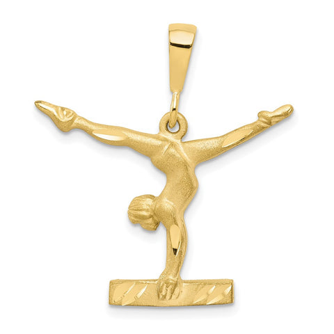 10k Solid Gymnast Charm-WBC-10C888