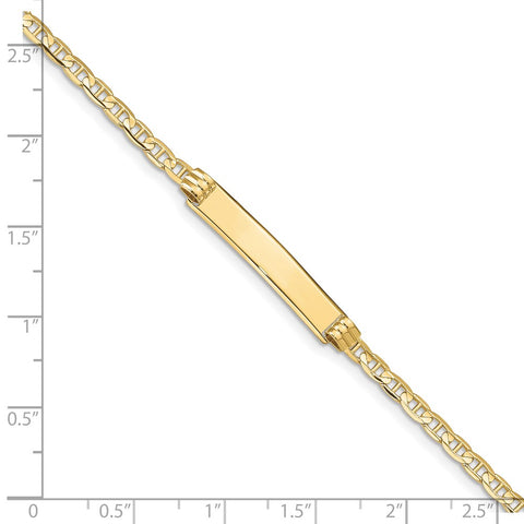 10k Anchor Link ID Bracelet-WBC-10CG80ID-7