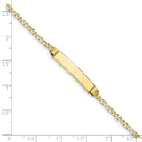 10k Flat Curb Link ID Bracelet-WBC-10CUR75ID-7