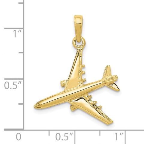 10k 3-D Jet Pendant-WBC-10D1223