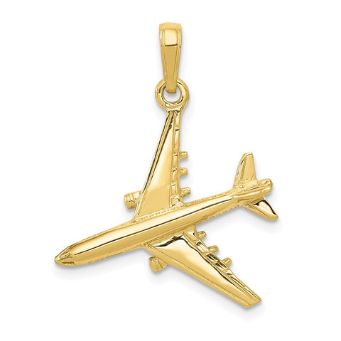 10k 3-D Jet Pendant-WBC-10D1223