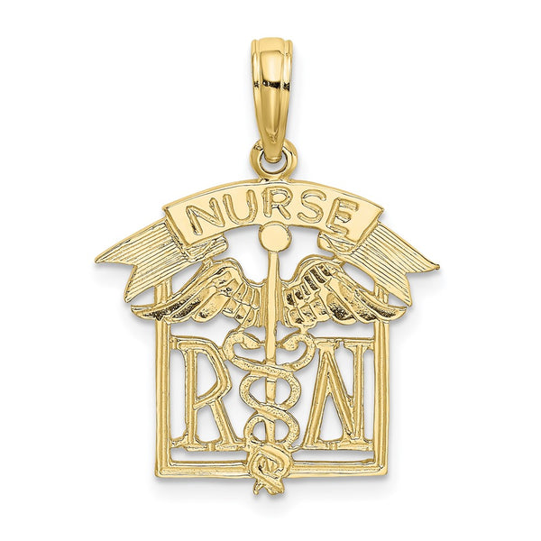 10k Registered Nurse Charm-WBC-10D1234