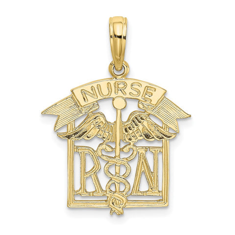 10k Registered Nurse Charm-WBC-10D1234