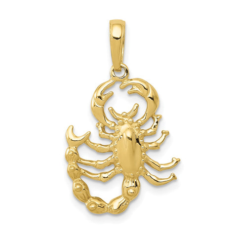 10K Scorpion Pendant-WBC-10D1330