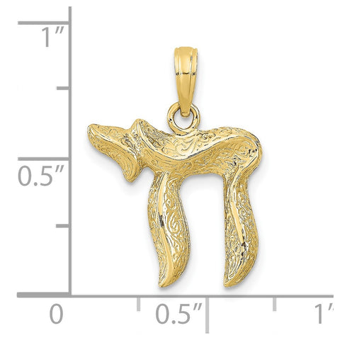 10K Chai Pendant-WBC-10D1702