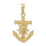 10k Mariners Crucifix Pendant-WBC-10D3698