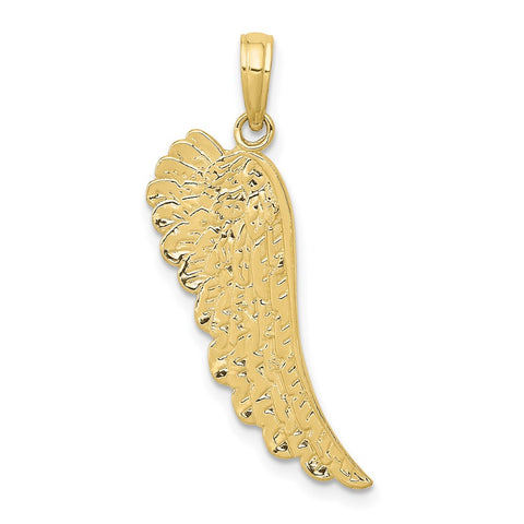 10K Angel Wing Pendant-WBC-10D3723