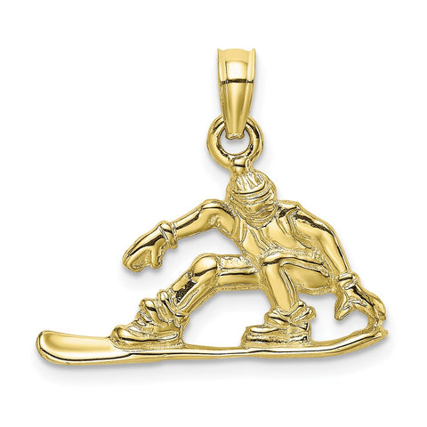 10K Snowboarder Charm-WBC-10D4275