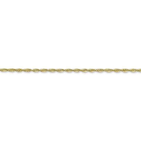 10k 1.5mm Extra-Light D/C Rope Chain-WBC-10EX012-20