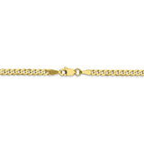 10k 2.9mm Flat Beveled Curb Chain-WBC-10FBU080-8