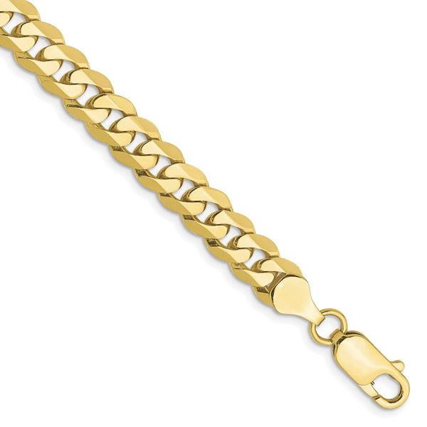 10k 6.75mm Flat Beveled Curb Chain-WBC-10FBU180-9