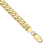 10k 7.75mm Flat Beveled Curb Chain-WBC-10FBU200-8