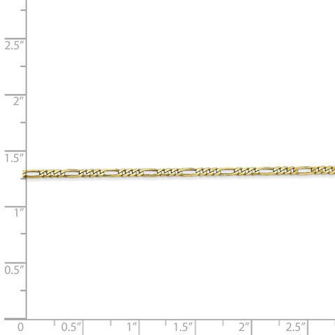 10k 1.75mm Flat Figaro Chain-WBC-10FG050-30