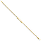 10k Figaro Link ID Bracelet-WBC-10FIG060ID-7