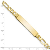 10k Figaro Link ID Bracelet-WBC-10FIG160ID-7