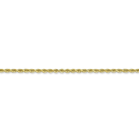 10k 1.75mm Diamond-cut Rope Chain-WBC-10K014-16