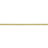 10k 1.75mm Diamond-cut Rope Chain Anklet-WBC-10K014-9