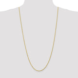 10k 2mm Diamond-cut Rope Chain-WBC-10K016-30