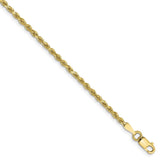 10k 2mm Diamond-cut Rope Chain-WBC-10K016-8