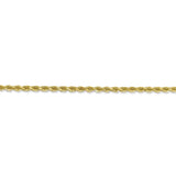 10k 2.25mm Diamond-cut Rope Chain-WBC-10K018-18