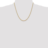 10k 2.25mm Diamond-cut Rope Chain-WBC-10K018-20