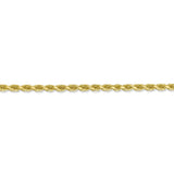 10k 3mm Diamond-cut Rope Chain-WBC-10K023-20