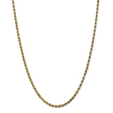 10k 3.5mm Diamond-cut Rope Chain-WBC-10K025-24