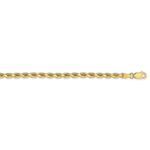 10k 3.75mm Diamond-cut Rope Chain-WBC-10K027-30