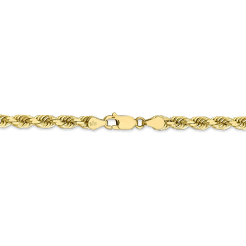 10k 4.5mm Diamond-Cut Rope Chain-WBC-10K035-20