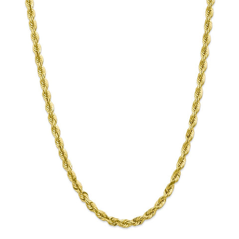 10k 5.5mm Diamond-cut Rope Chain-WBC-10K040-26