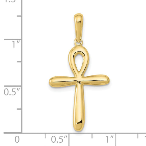 10k Ankh Cross Pendant-WBC-10K2277