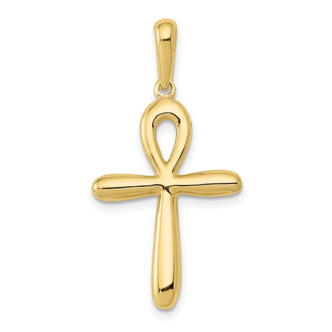 10k Ankh Cross Pendant-WBC-10K2277