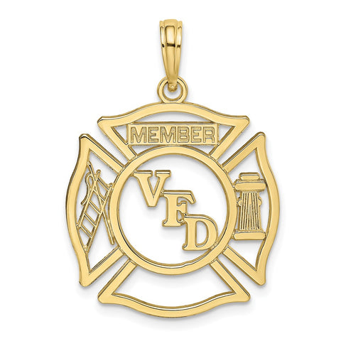 10k VFD Member Shield Charm-WBC-10K2849