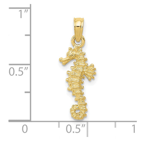 10k Seahorse Pendant-WBC-10K2979