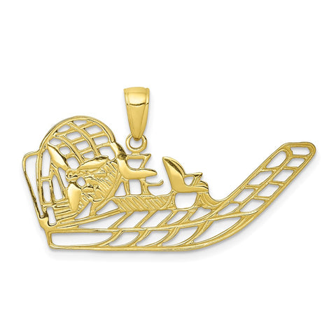 10K Air Boat Pendant-WBC-10K3102