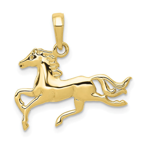 10K Horse Pendant-WBC-10K3338