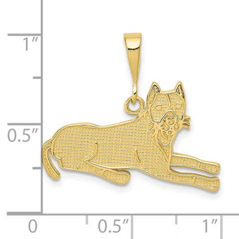 10k Pit Bull Pendant-WBC-10K3394