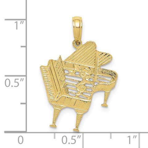 10k Piano Pendant-WBC-10K3506