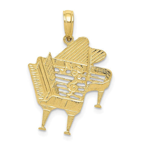 10k Piano Pendant-WBC-10K3506