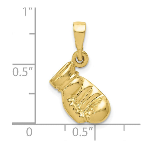 10k Boxing Glove Pendant-WBC-10K4304