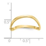 10K Wave Fashion Thumb Ring-WBC-10K4595