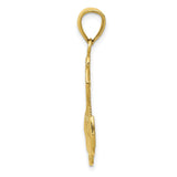 10K Polished Anchor with Textured Rope-WBC-10K5393